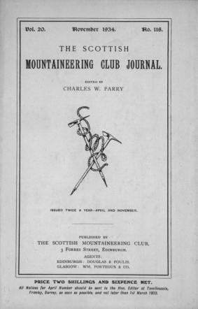 SMCJ Number 118 - Vol 20 - Nov 1934 cover